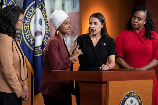 Trump's harsh words on 'squad' reinforce dark posts online | iNFOnews.ca