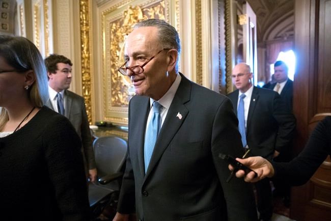 The Latest: Schumer pulls back money to fund Trump's wall | iNFOnews.ca The Latest: Schumer pulls back money to fund Trump's wall | iNFOnews.ca