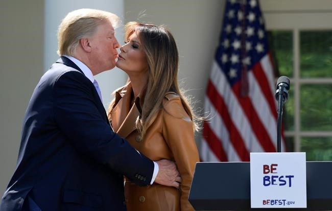 The Latest: Trump plays supportive spouse at Melania event | iNFOnews.ca The Latest: Trump plays supportive spouse at Melania event | iNFOnews.ca