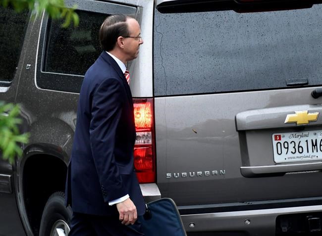 White House: Trump-Rosenstein face-off may be delayed again | iNFOnews.ca