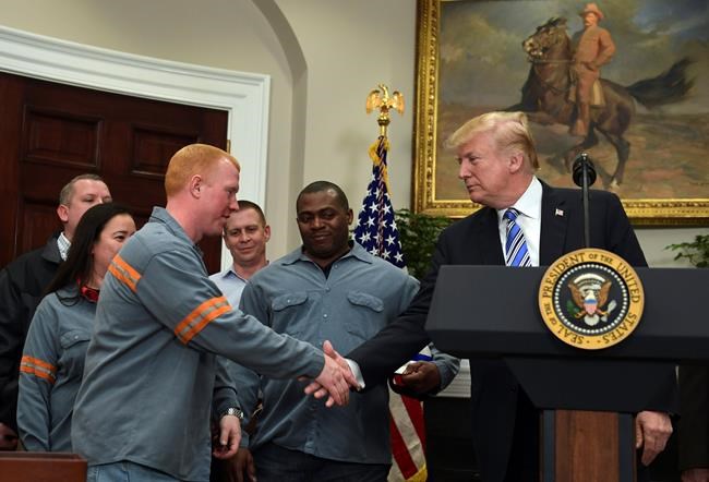 The Latest: Trump orders tariffs on steel, aluminum imports | iNFOnews.ca The Latest: Trump orders tariffs on steel, aluminum imports | iNFOnews.ca