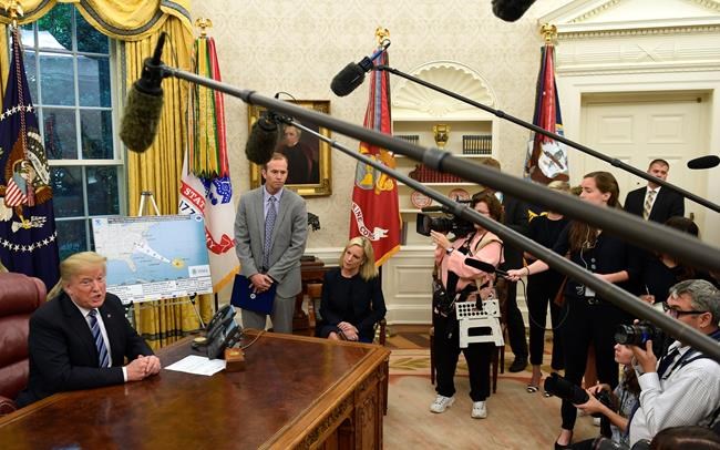 Trump claims Hurricane Maria death toll rose 'like magic' | iNFOnews.ca