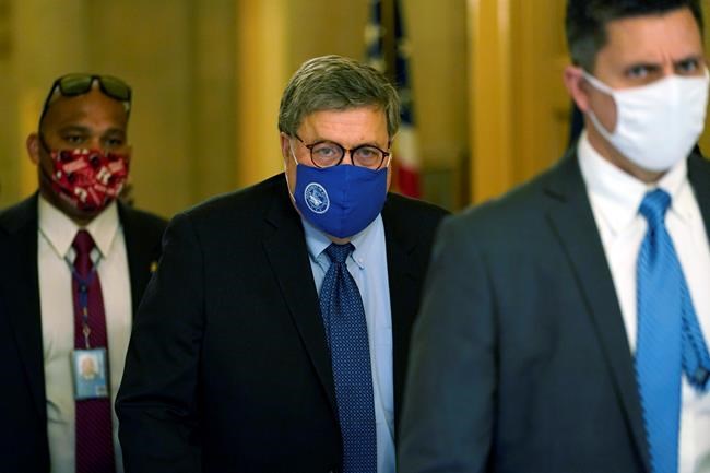 Barr tells DOJ to probe election fraud claims if they exist | iNFOnews.ca CP1592433852