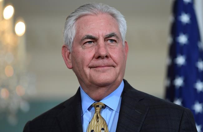 Iran deal 'fixes' to dominate Tillerson's agenda in Europe | iNFOnews.ca CP465388210