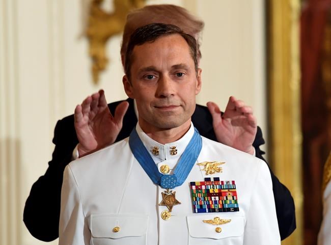 Trump awards Medal of Honor to Navy SEAL in Afghan assault | iNFOnews.ca