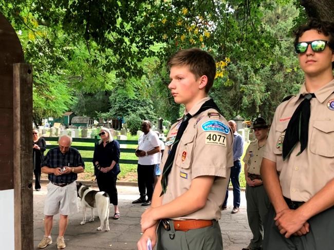 Boy Scout gets troop to help restore historic black cemetery | iNFOnews.ca CP1614244614