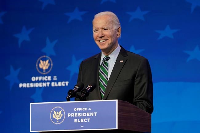 Biden outlines 'Day One' agenda of executive actions | iNFOnews.ca