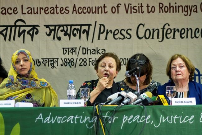 Fellow Nobel laureates blame Suu Kyi for Rohingya crisis | iNFOnews.ca