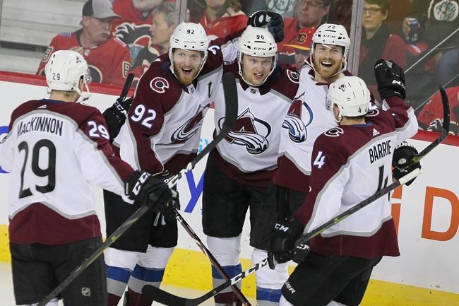 Avalanche hot at the right time, cruise past Flames into second round | iNFOnews.ca CP1159332340