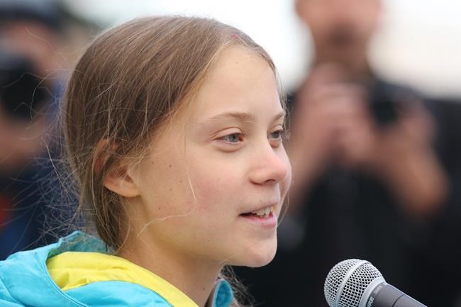 B.C. Green leader invites climate activist Greta Thunberg to B.C. legislature | iNFOnews.ca CP1846689542