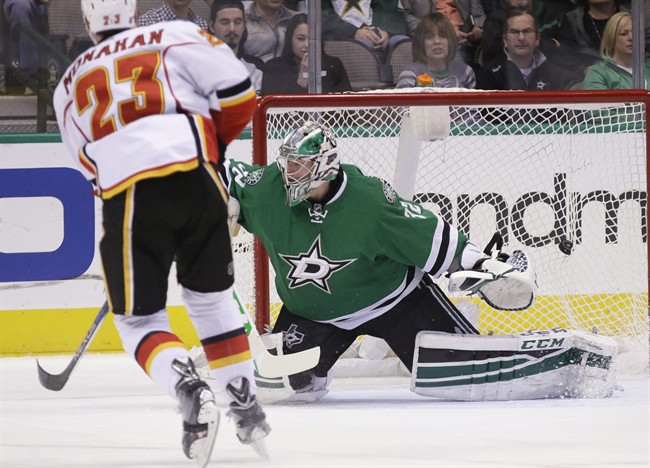 Karri Ramo makes 35 saves to help Flames beat Stars 3-1 for 7th straight win | iNFOnews.ca CP35729320