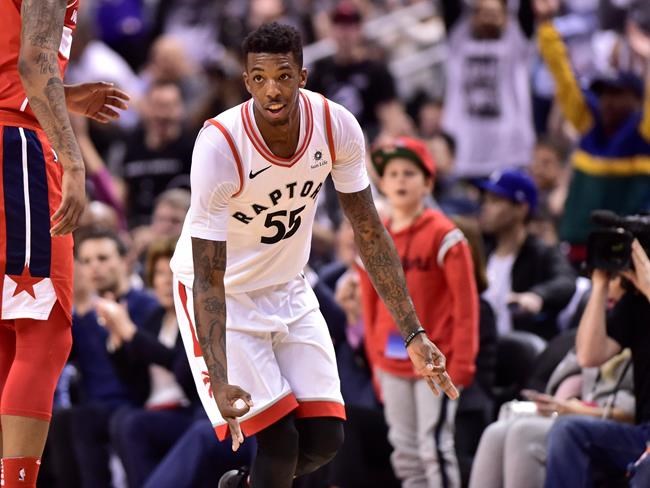 Toronto's Delon Wright heeds advice, shoots the ball in win over Washington | iNFOnews.ca CP980614707