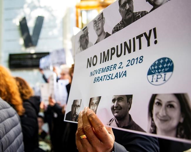 Press group urges action in slain Slovak reporter case | iNFOnews.ca