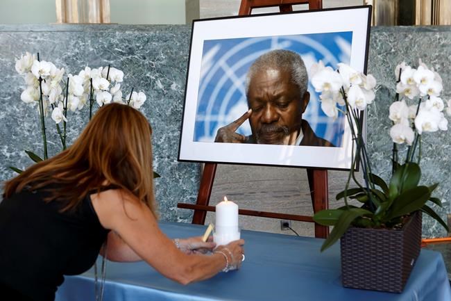 Annan family pays tribute to former UN Secretary-General | iNFOnews.ca