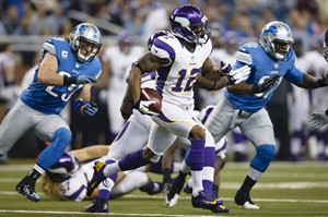 Vikings beat Lions 20-13; Harvin returns KO for TD and Sherels takes punt back for score | iNFOnews.ca CP20297067