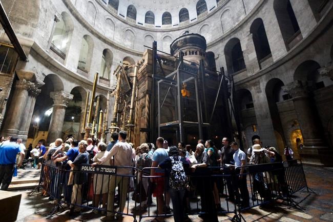 Works launched to restore Jesus' tomb in Jerusalem | iNFOnews.ca