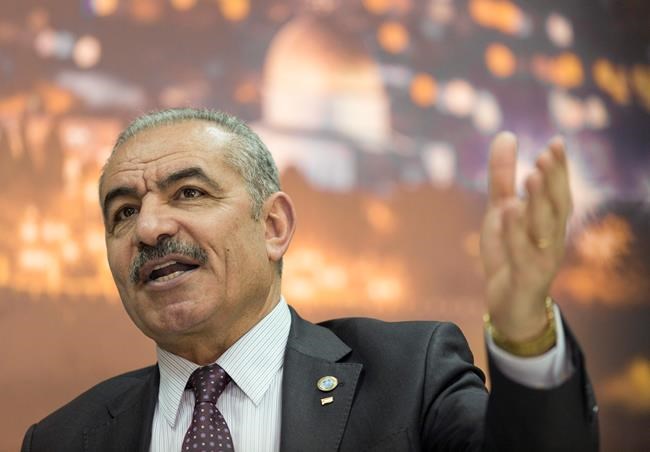 AP interview: Palestinian PM accuses US of 'financial war' | iNFOnews.ca CP785334844