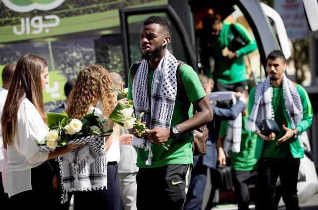 Saudi soccer team visits West Bank for 1st time | iNFOnews.ca
