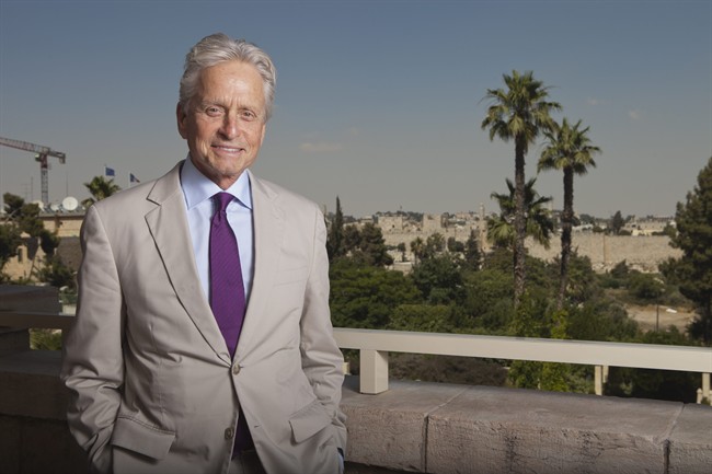 AP Interview: In Israel, Michael Douglas marks heritage while collecting 'Jewish Nobel Prize' | iNFOnews.ca CP33517825