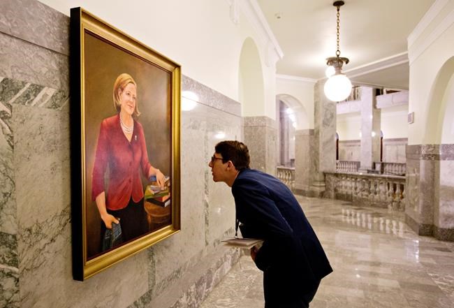 Quiet return: Portrait of former Alberta premier Redford hung without fanfare | iNFOnews.ca