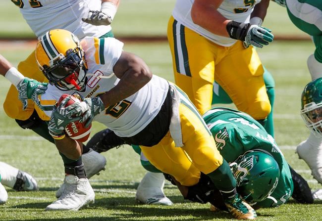 Reilly shines early as Eskimos top Roughriders 35-12 in pre-season opener | iNFOnews.ca