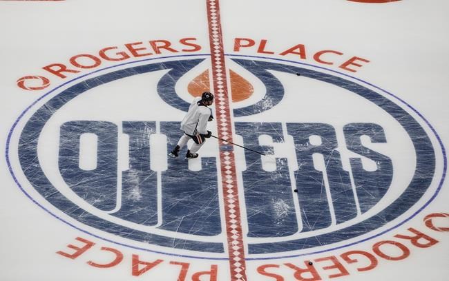 Oilers honour memory of Colby Cave prior to first practice returning to play | iNFOnews.ca Oilers honour memory of Colby Cave prior to first practice returning to play | iNFOnews.ca