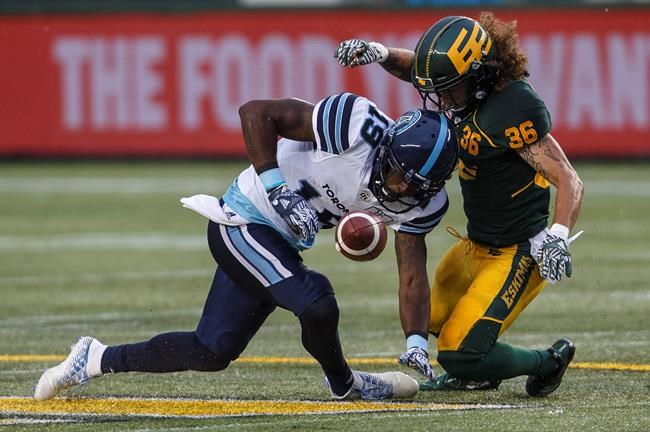 Mike Reilly with two TDs, leads Eskimos over Argonauts 16-15 | iNFOnews.ca