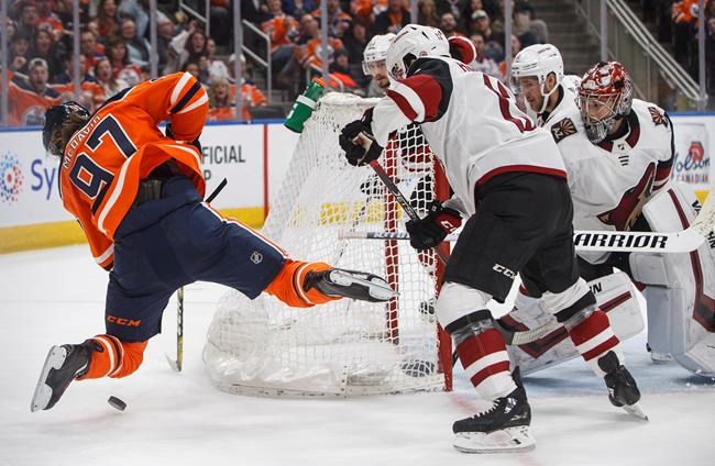 Conor Garland scores twice, Coyotes beat Oilers 3-2 | iNFOnews.ca