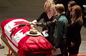 Some quotes from the funeral of RCMP Const. David Wynn | iNFOnews.ca CP31640621