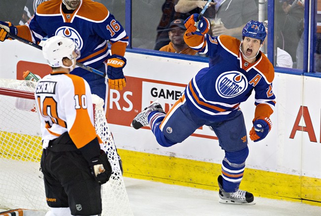 Nugent-Hopkins, Hall lead Oilers to 4-2 win over Flyers | iNFOnews.ca CP35191487