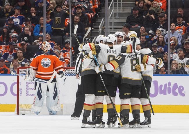 Marchessault scores twice, Golden Knights beat struggling Oilers 6-3 | iNFOnews.ca Marchessault scores twice, Golden Knights beat struggling Oilers 6-3 | iNFOnews.ca