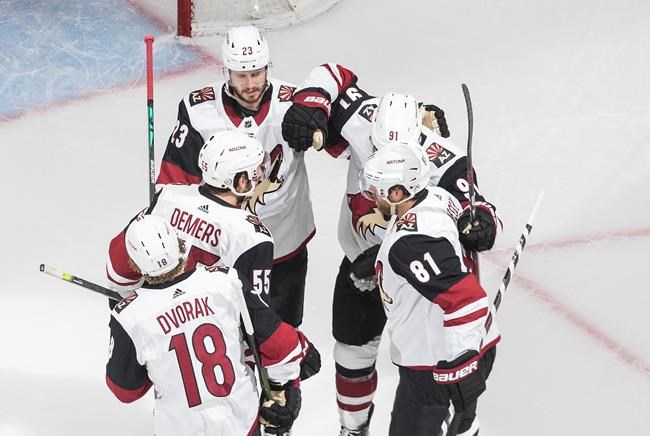 Coyotes hold off Predators 4-3 in series opener | iNFOnews.ca Coyotes hold off Predators 4-3 in series opener | iNFOnews.ca