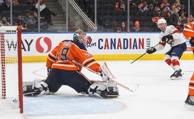 Panthers score three times in two minutes, hand Oilers first home loss | iNFOnews.ca