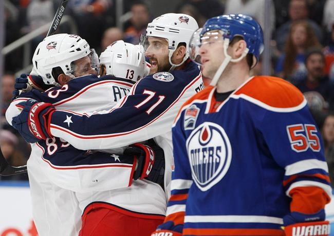 Blue Jackets make it seven straight wins, beat Oilers 3-1 | iNFOnews.ca Blue Jackets make it seven straight wins, beat Oilers 3-1 | iNFOnews.ca