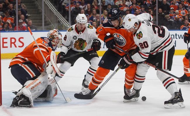Mikko Koskinen makes 40 saves for first NHL shutout, Oilers blank Blackhawks 4-0 | iNFOnews.ca