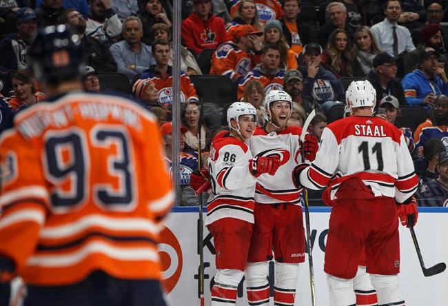 Oilers continue slow start to season, lose to Hurricanes 5-3 | iNFOnews.ca