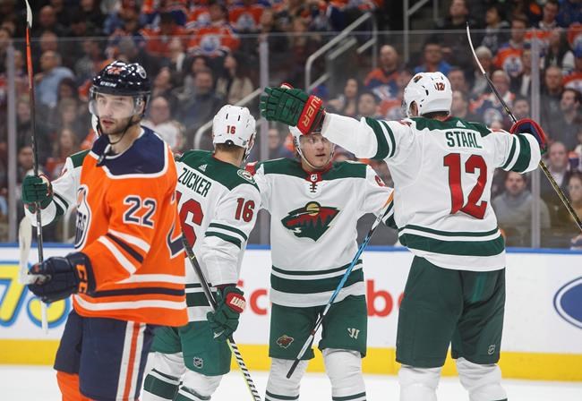 Eric Staal scores, adds two assists as Wild topple Oilers 4-3 | iNFOnews.ca