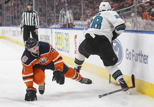 Kevin Labanc with hat trick, Sharks beat Oilers to extend win streak | iNFOnews.ca Kevin Labanc with hat trick, Sharks beat Oilers to extend win streak | iNFOnews.ca