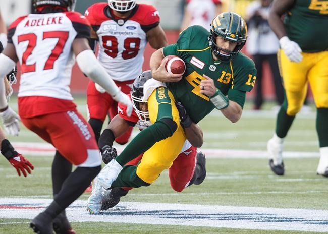 Reilly has six touchdowns to lead Eskimos to 48-42 win over Stampeders | iNFOnews.ca