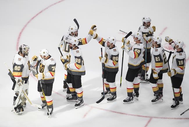 Goalie Robin Lehner gets shutout, Vegas blanks Vancouver 3-0 in NHL playoffs | iNFOnews.ca CP233927431
