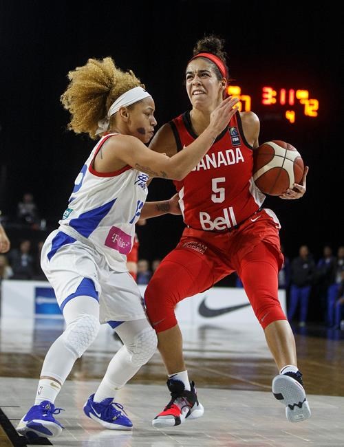 Canada's women's basketball team tops Puerto Rico for spot in Olympic qualifier | iNFOnews.ca