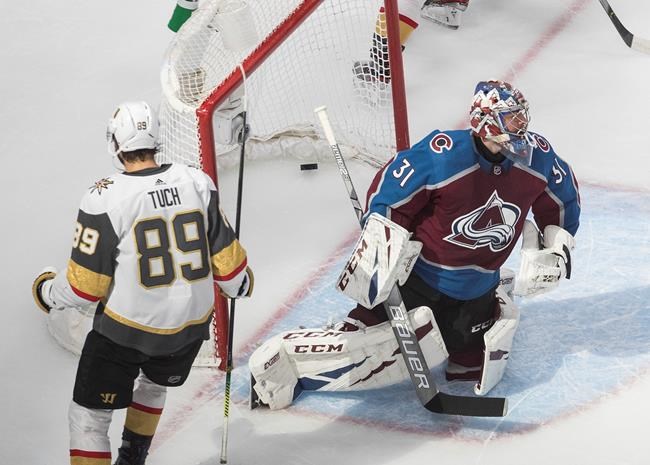 Tuch scores in OT, Knights beat Avs 4-3 for top seed | iNFOnews.ca
