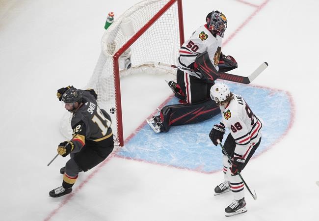 Lehner, Golden Knights shut down Blackhawks 4-1 in opener | iNFOnews.ca