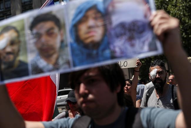 Chileans who lost eyes in protests demonstrate in capital | iNFOnews.ca