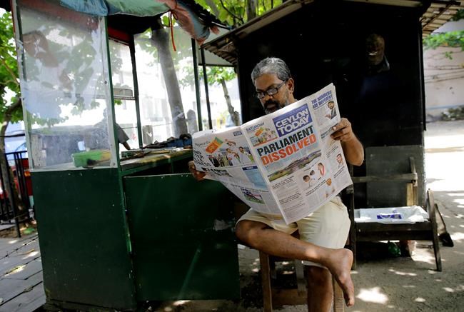 Sri Lanka president dissolves Parliament, calls for election | iNFOnews.ca