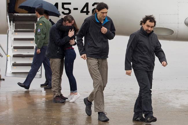 Spanish reporter freed from Syria is relieved and grateful | iNFOnews.ca Spanish reporter freed from Syria is relieved and grateful | iNFOnews.ca