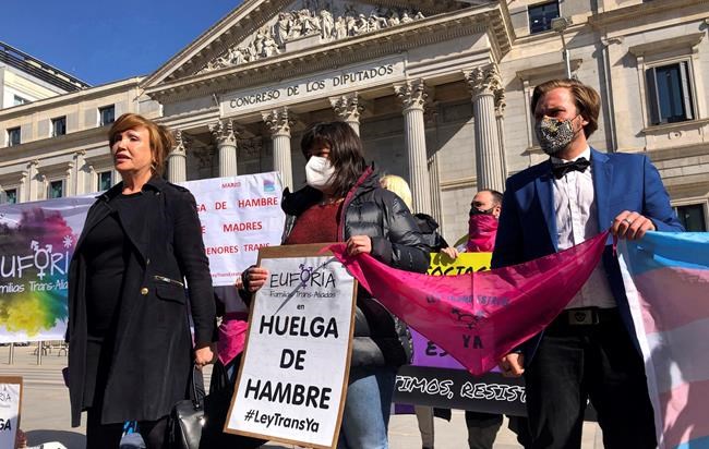 Spain: Trans rights supporters on hunger strike over new law | iNFOnews.ca CP474777026