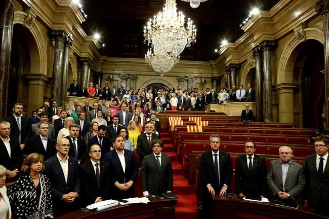 Catalonia officially sets independence vote for Oct. 1 | iNFOnews.ca