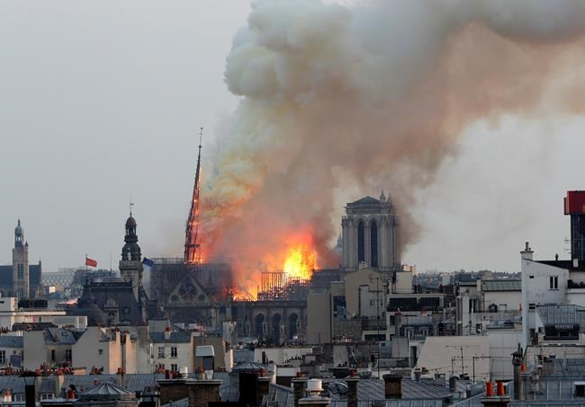 Notre Dame's melted roof leaves astronomical lead levels | iNFOnews.ca CP2067314059