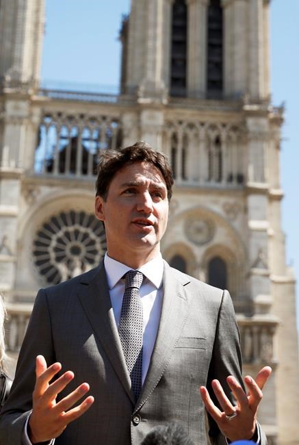 Canadian PM visits ravaged Notre Dame to show solidarity | iNFOnews.ca Canadian PM visits ravaged Notre Dame to show solidarity | iNFOnews.ca